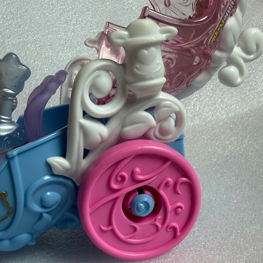 Little People Cinderella Princess Carriage Playset with Lights and Music Works - Picture 5 of 14
